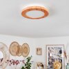 Siguna Deckenpanel LED Holzoptik, 1-flammig