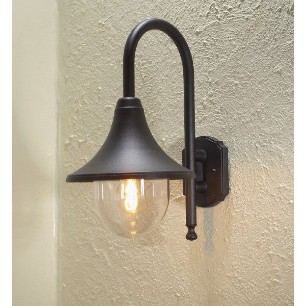 Konstsmide Bari Wandleuchte Schwarz, 1-flammig main product photo