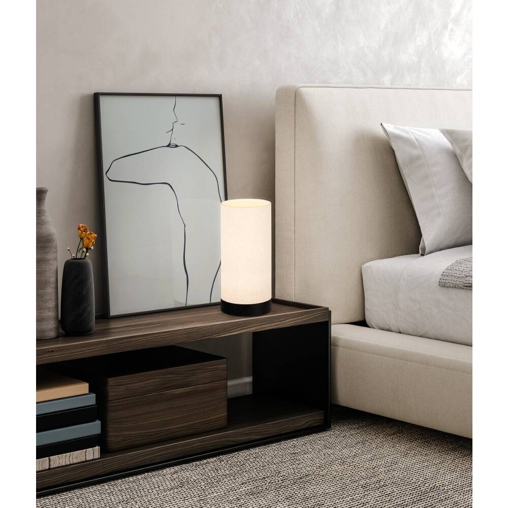 Eglo FENIGLIA Tischleuchte Schwarz, 1-flammig main product photo