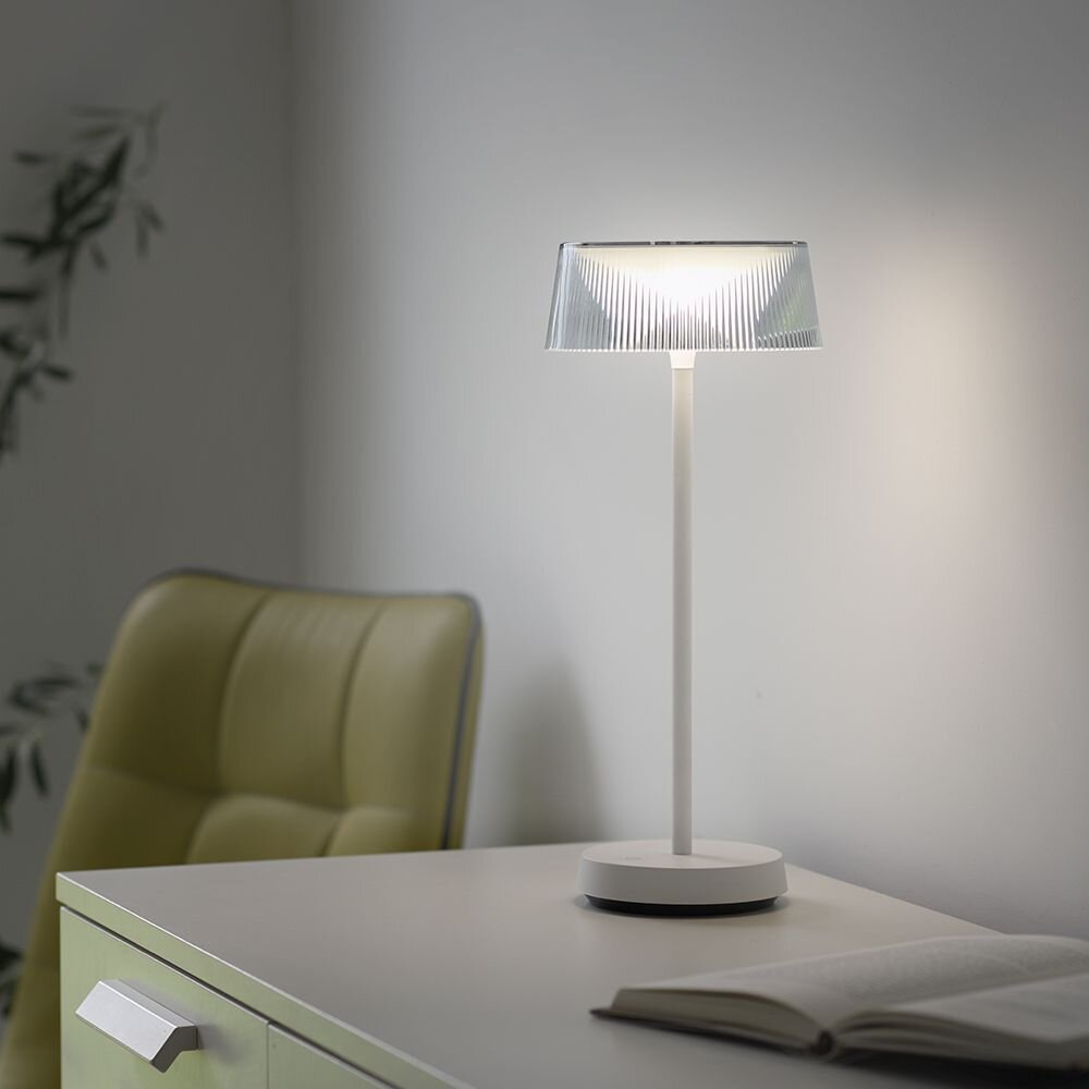 Leuchten Direkt DORA Tischleuchte LED Weiß, 1-flammig main product photo