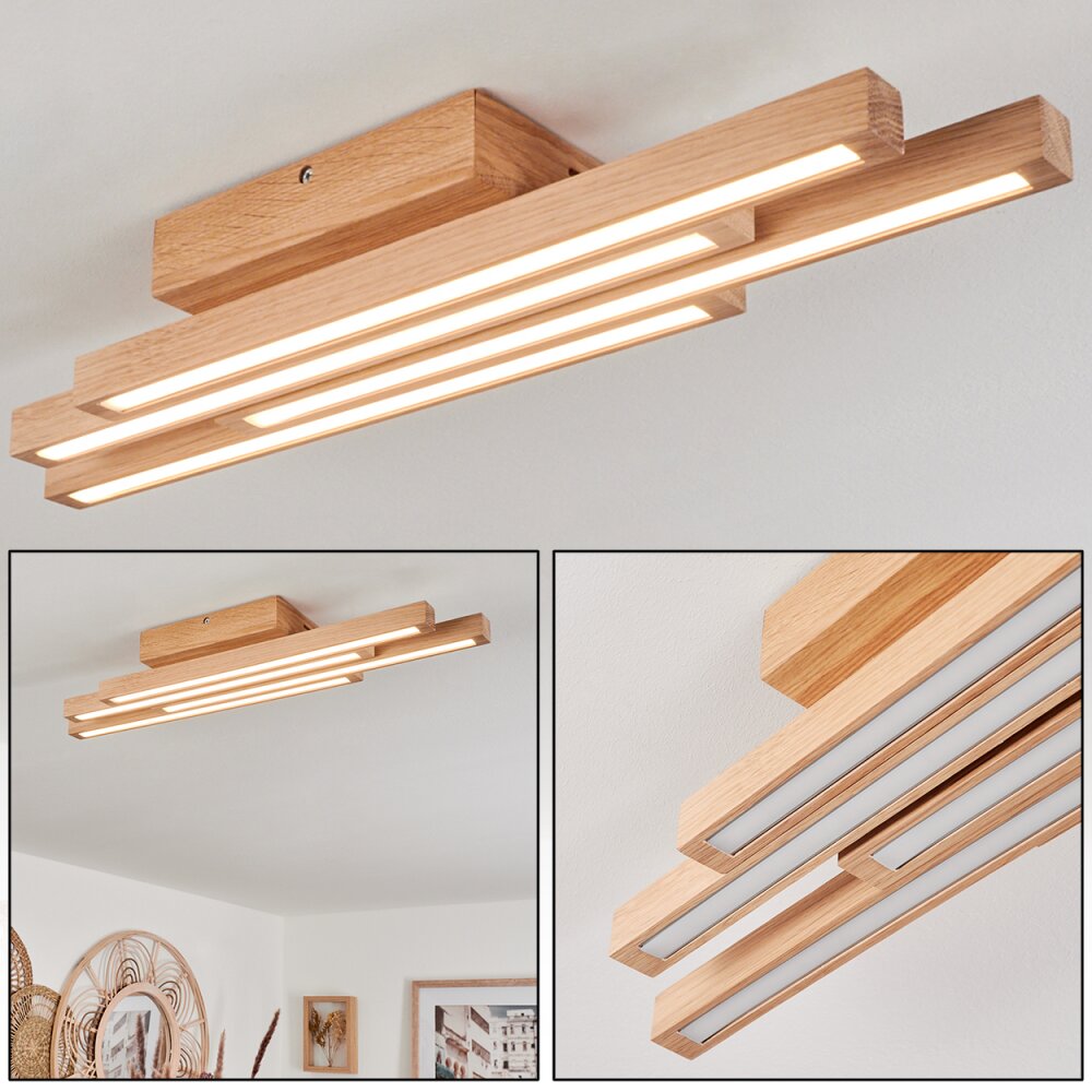 Cajas Deckenleuchte LED Naturfarben, 4-flammig main product photo