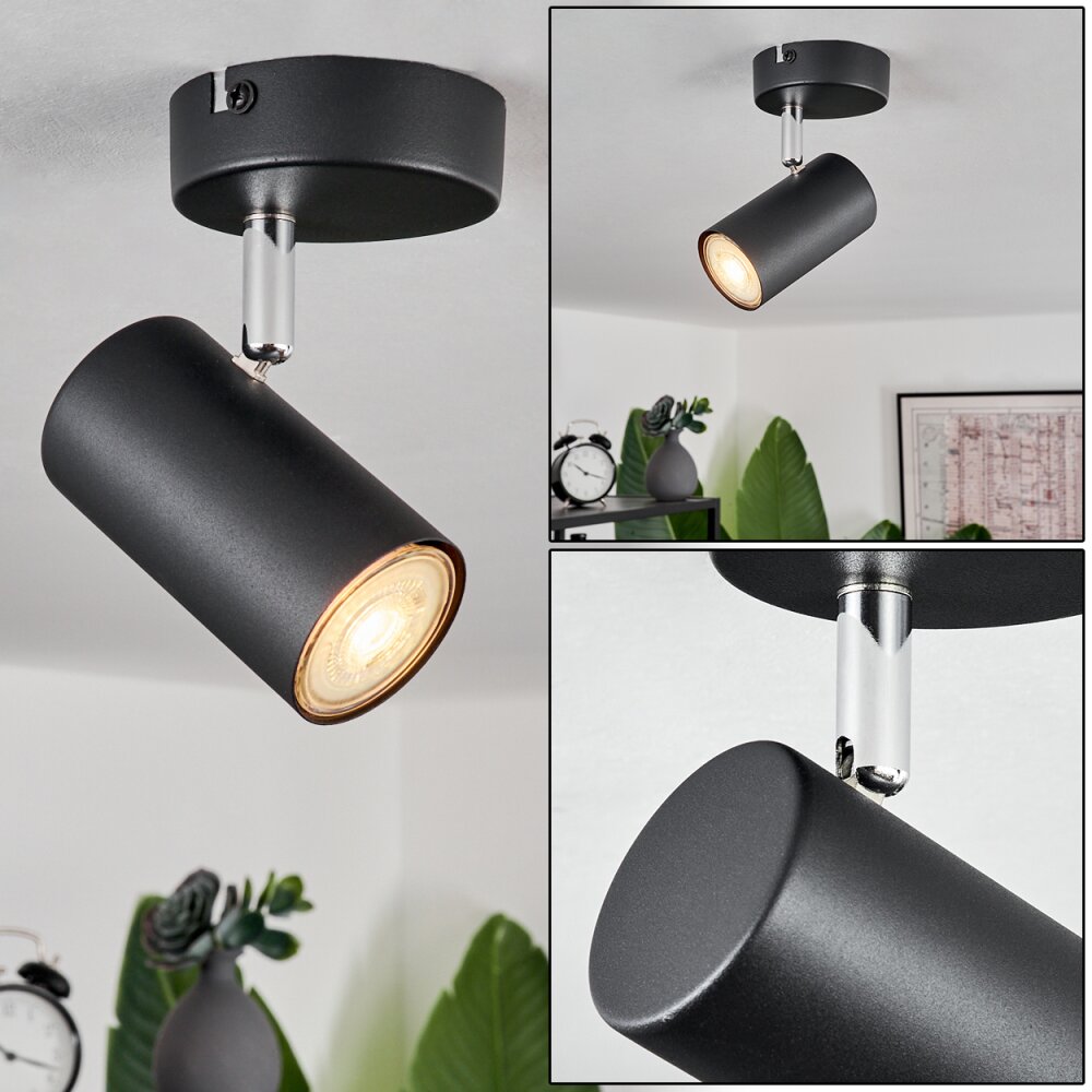 Javel Deckenleuchte Schwarz, 1-flammig main product photo