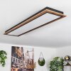 Salmi Deckenpanel LED Holzoptik, 1-flammig