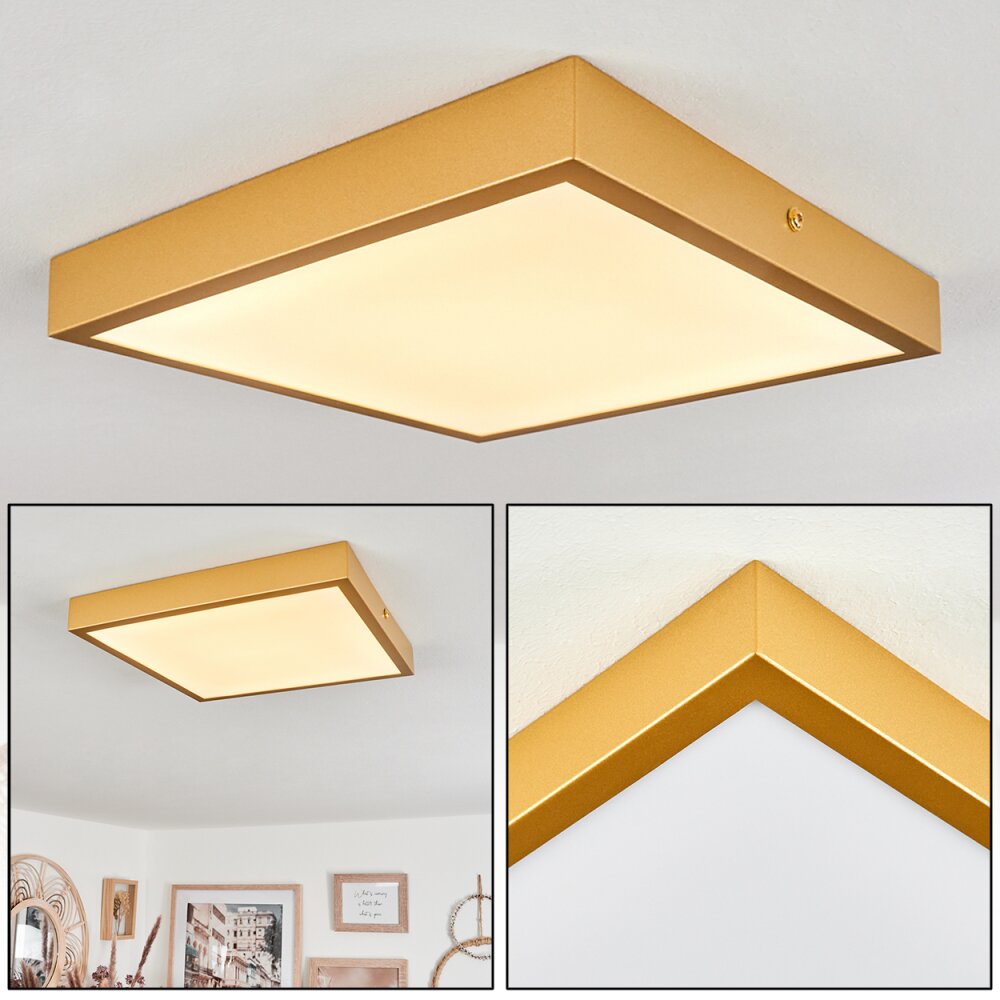 Broglen Deckenpanel LED Gold, 1-flammig main product photo