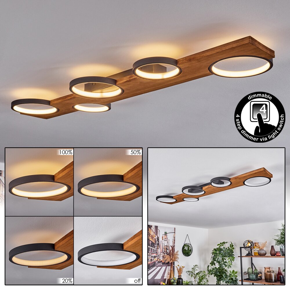 Musac Deckenleuchte LED Naturfarben, 1-flammig main product photo