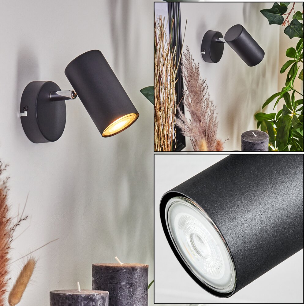 Javel Wandleuchte Schwarz, 1-flammig main product photo