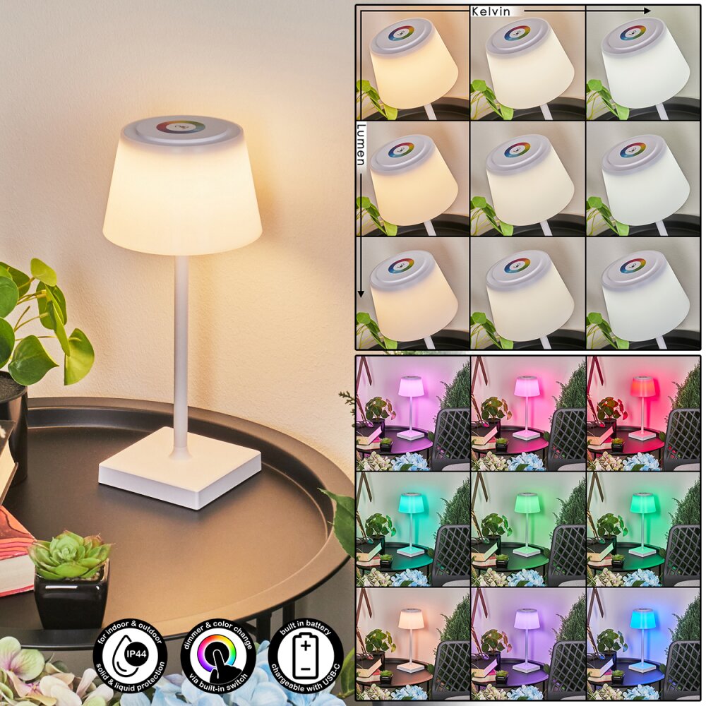 Burzaco Außentischleuchte LED Weiß, 1-flammig, Farbwechsler main product photo