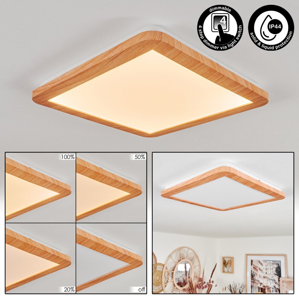 Siguna Deckenpanel LED Holzoptik, 1-flammig main product photo
