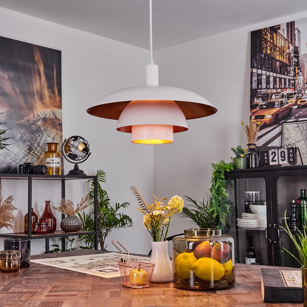Sundet Hängeleuchte Weiß, 1-flammig main product photo