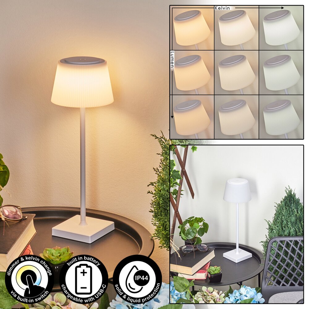 Longchamps Außentischleuchte LED Weiß, 1-flammig main product photo