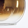 Koyoto Pendelleuchte Glas 20 cm Gold, Klar, 3-flammig