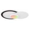 Globo GISELL Deckenleuchte LED Weiß, 1-flammig, Fernbedienung, Farbwechsler