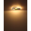 Globo GISELL Deckenleuchte LED Weiß, 1-flammig, Fernbedienung, Farbwechsler