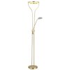 Globo EBRO Deckenfluter LED Messing, 1-flammig