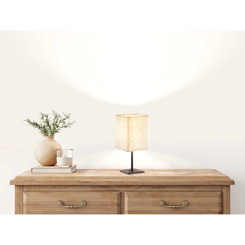 FHL easy Lela Tischleuchte Schwarz, 1-flammig main product photo