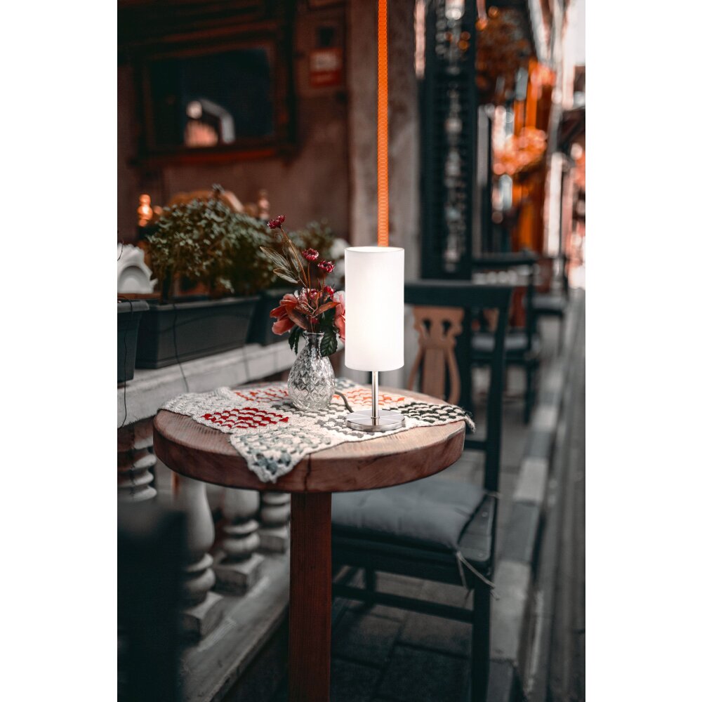 FHL easy Kira Tischleuchte Nickel-Matt, 1-flammig main product photo