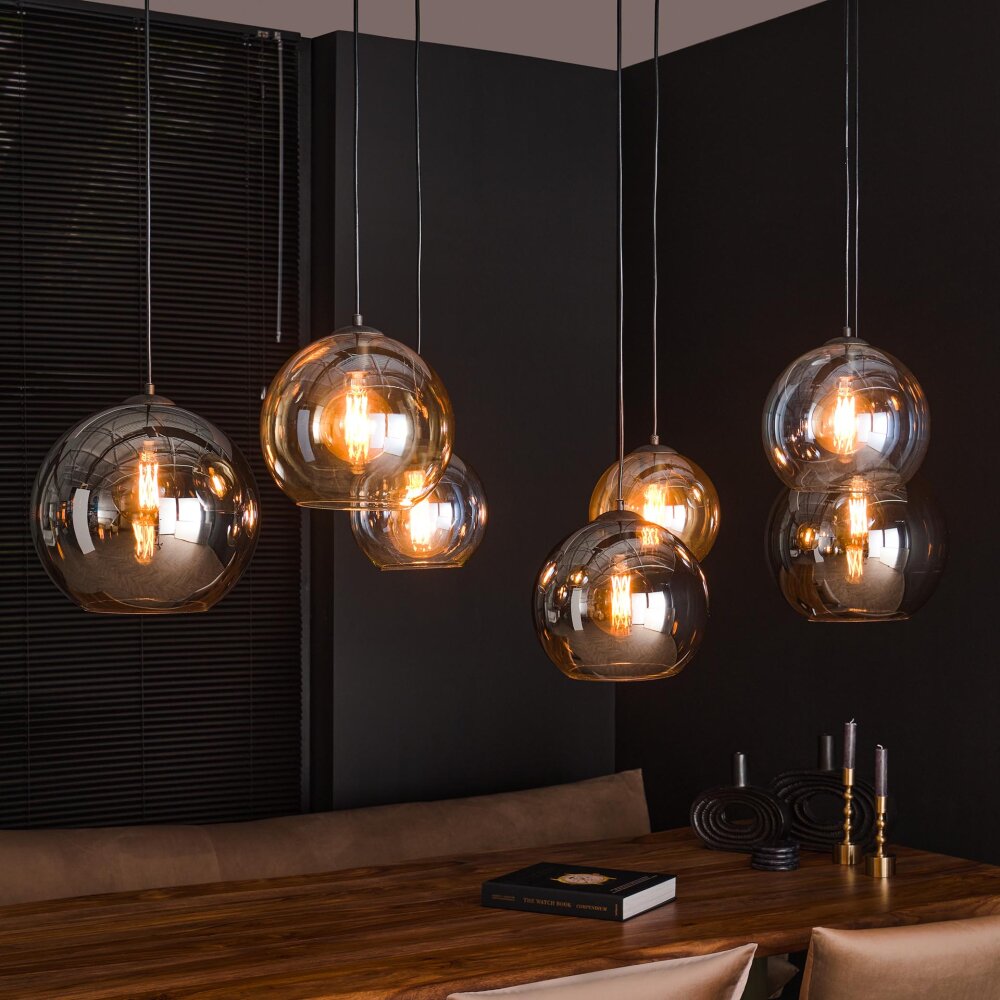 Multi Pendellleuchte Anthrazit, 7-flammig main product photo