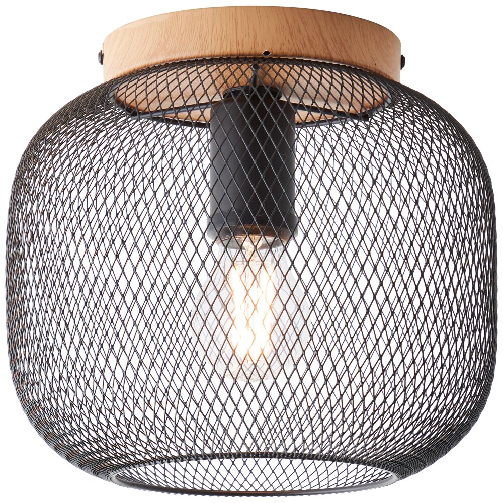 Brilliant Giada Deckenleuchte Holzoptik, 1-flammig main product photo
