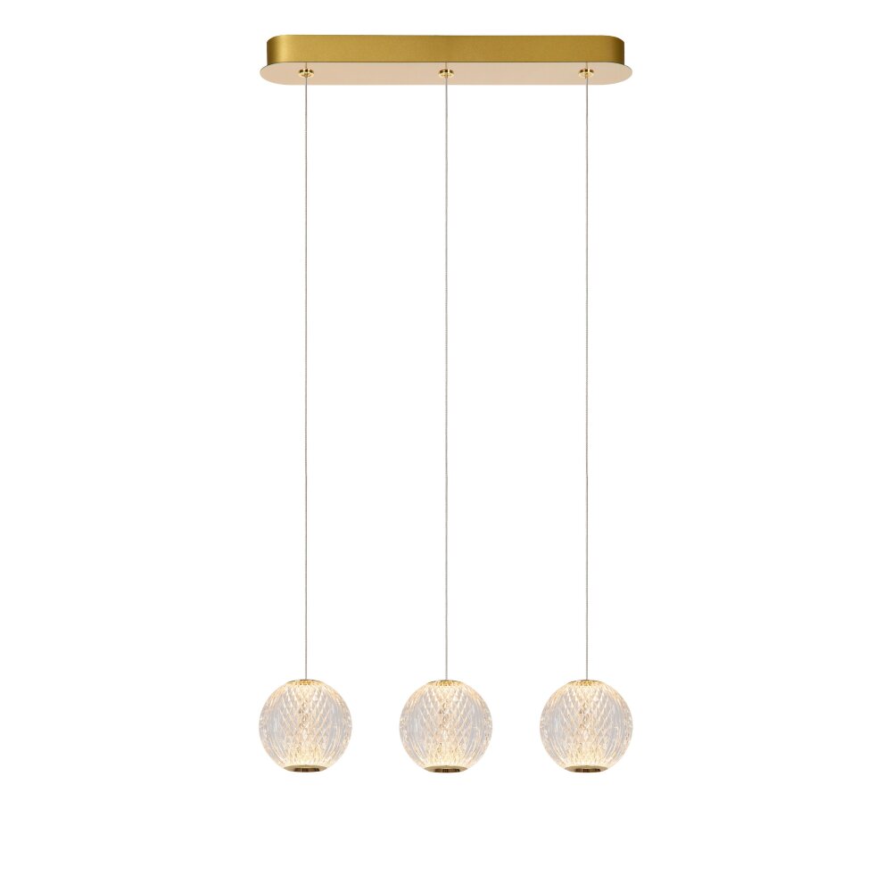 Lucide CINTRA Pendelleuchte LED Gold, 3-flammig main product photo