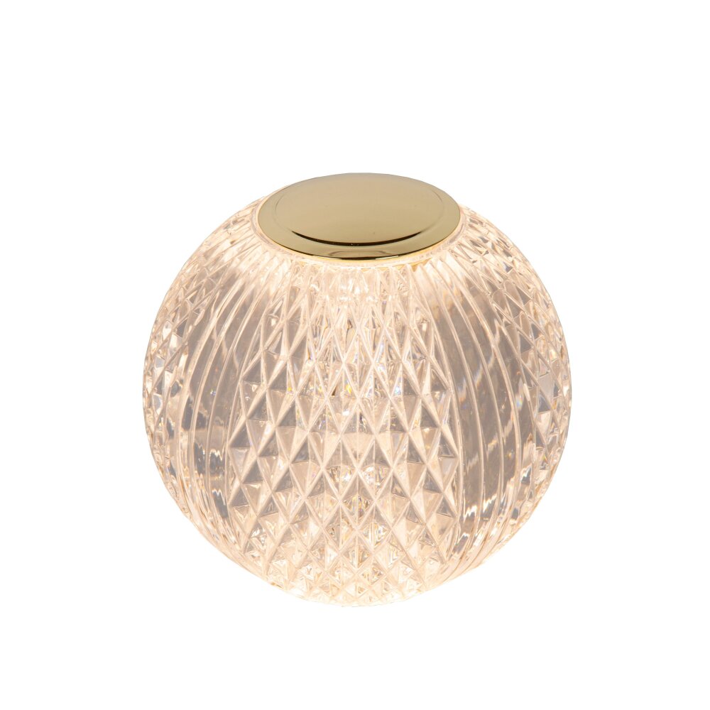 Lucide CINTRA Tischleuchte LED Gold, 1-flammig main product photo