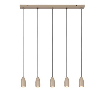 Lucide EVORA Pendelleuchte Taupe, 5-flammig