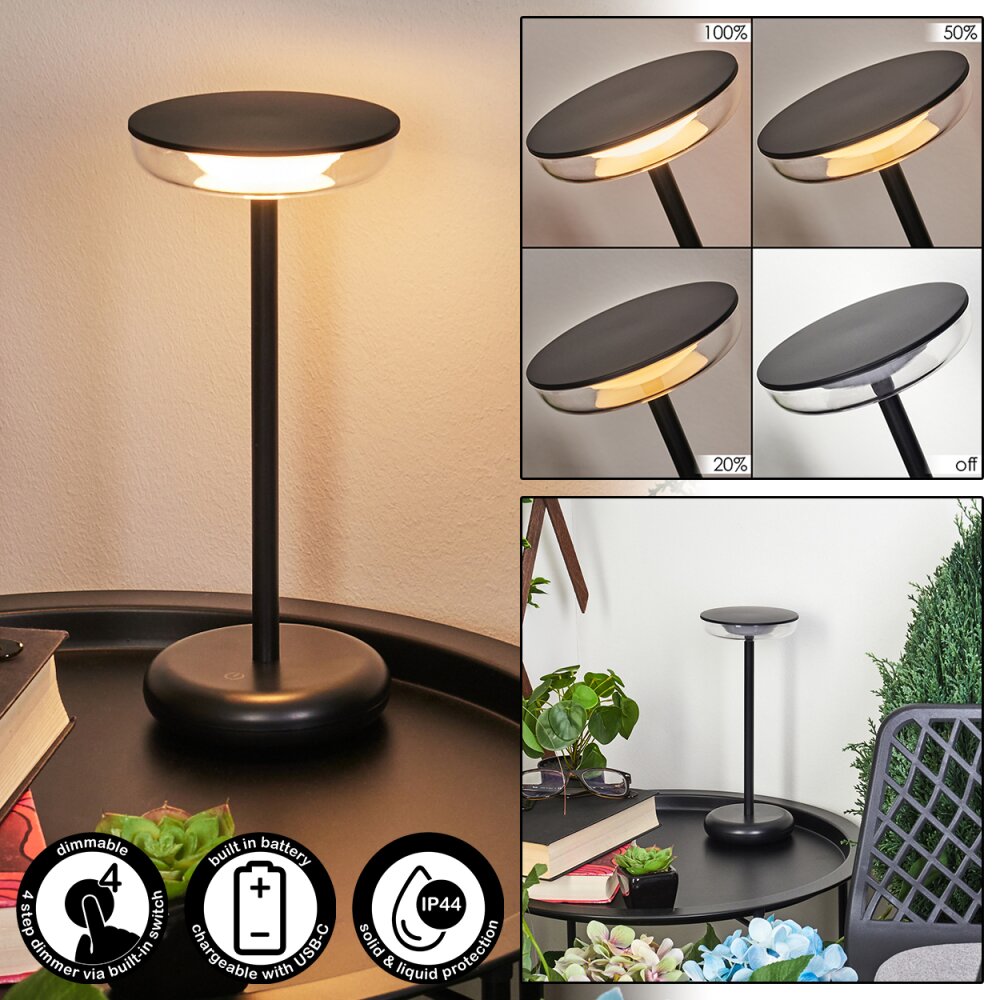 Baigorrita Außentischleuchte LED Schwarz, 1-flammig main product photo