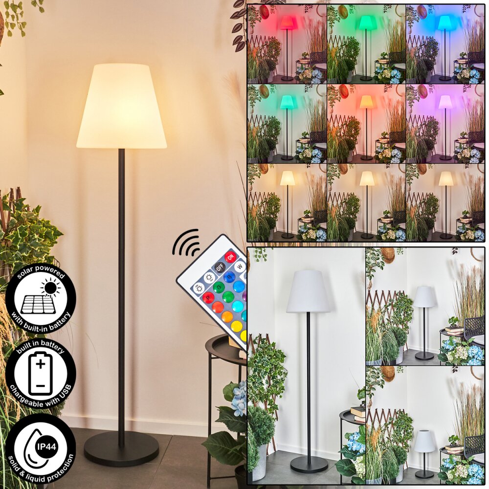 Fisao Solar-Außenstehleuchte LED Schwarz, 41-flammig, Fernbedienung main product photo