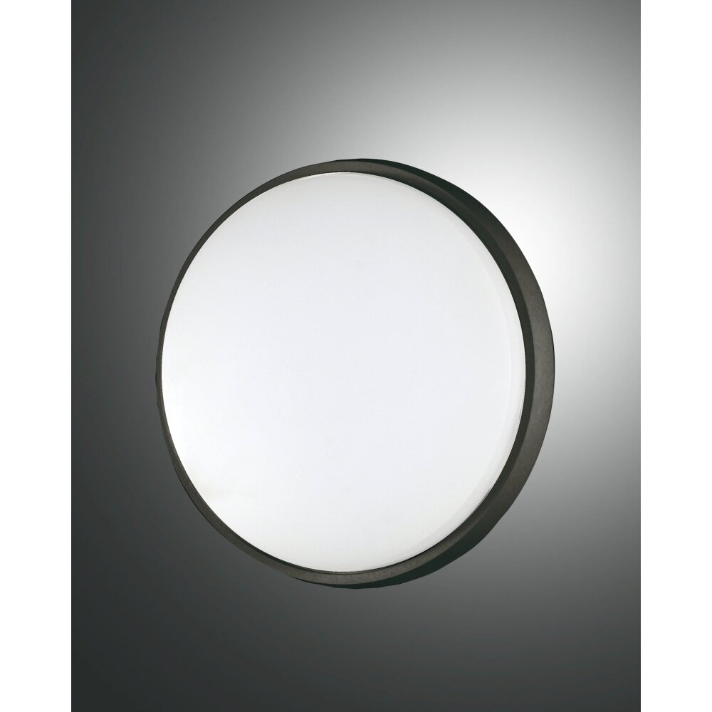 Fabas Luce Olly Außendeckenleuchte LED Schwarz, 1-flammig main product photo