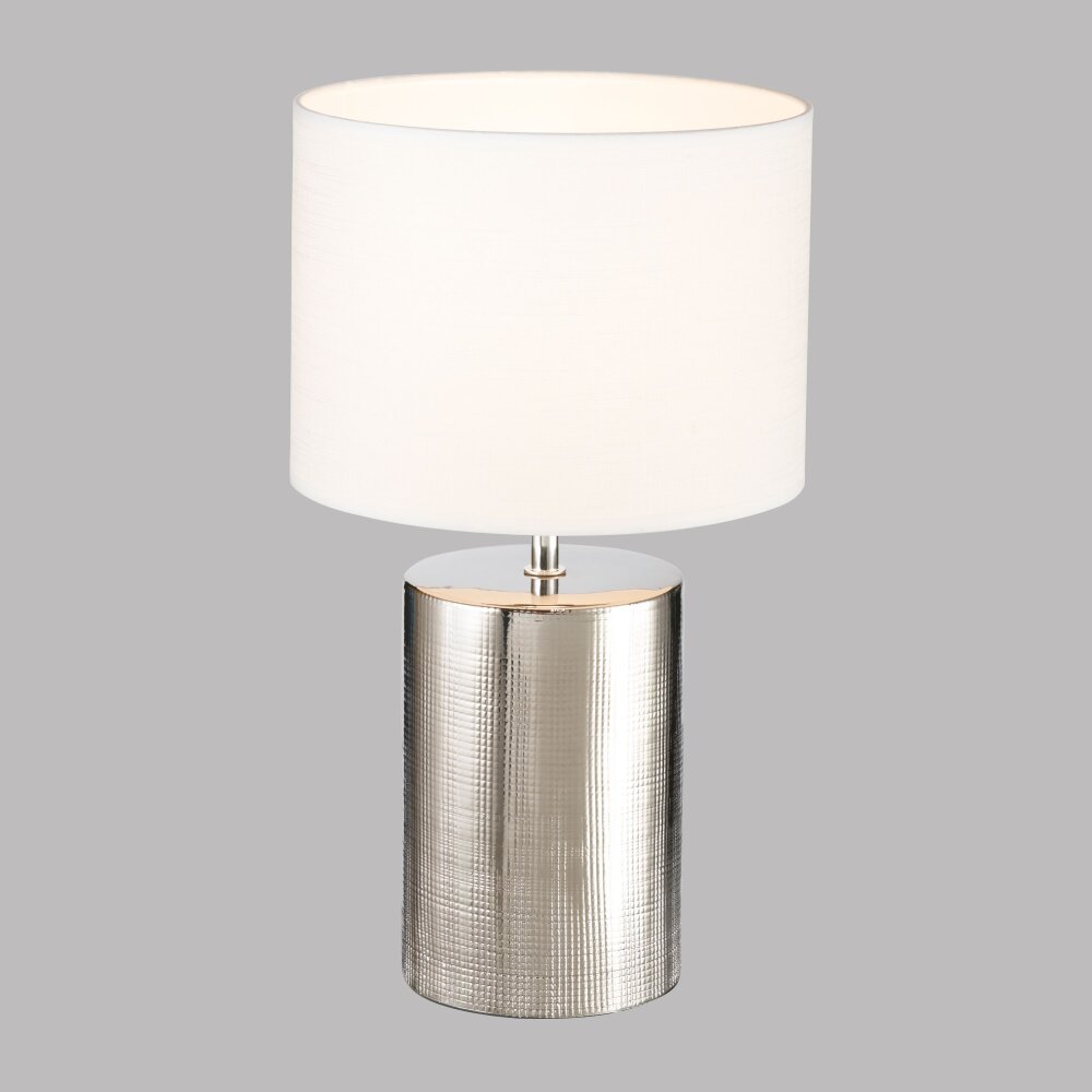 Fischer & Honsel Prata Tischleuchte Silber, 1-flammig main product photo