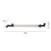 Paul Neuhaus PURE-LINES Deckenleuchte LED Anthrazit, Holz dunkel, 5-flammig, Fernbedienung