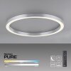 Paul Neuhaus PURE-LINES Deckenleuchte LED Silber, 1-flammig, Fernbedienung