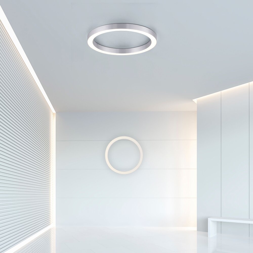 Paul Neuhaus PURE-LINES Deckenleuchte LED Silber, 1-flammig, Fernbedienung main product photo