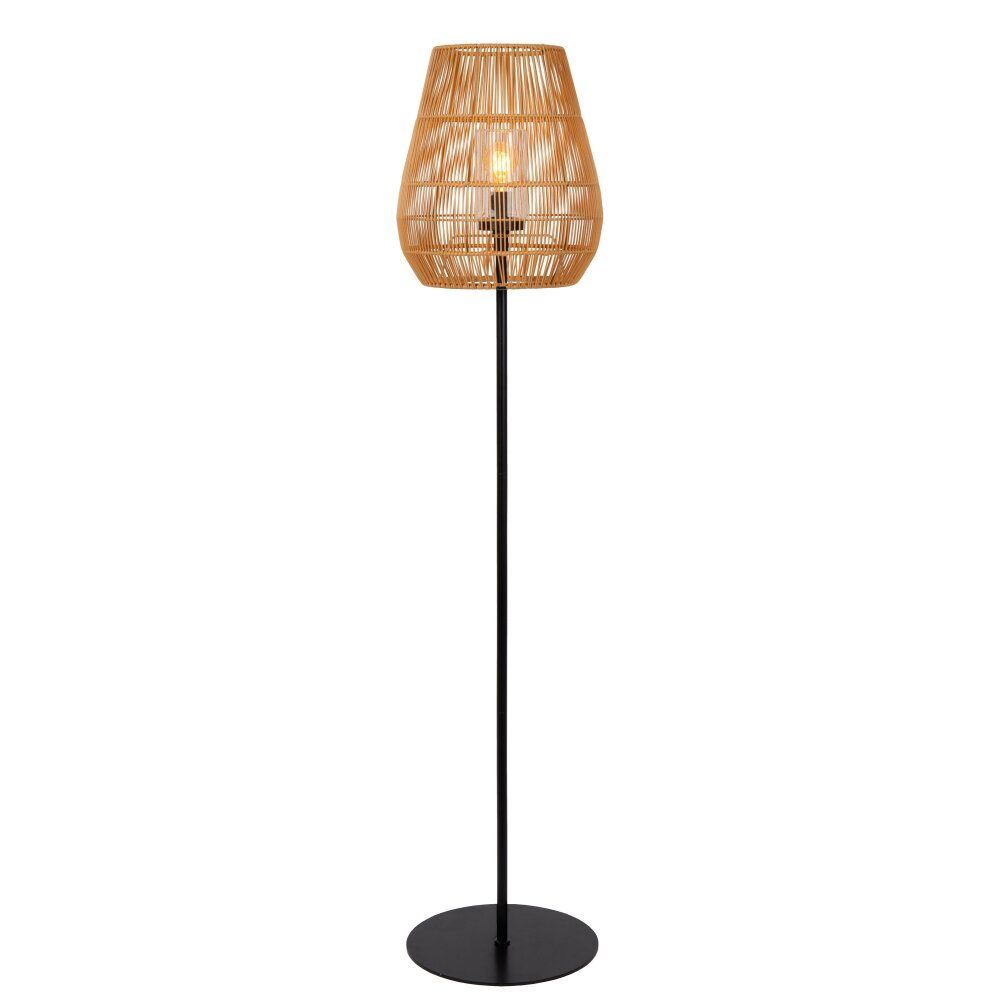 Lucide NERIDA Außenstehlampe Schwarz, 1-flammig main product photo