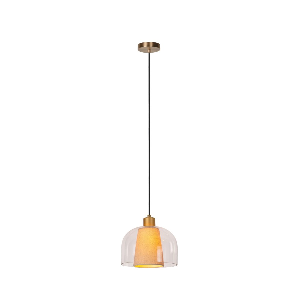 Lucide GUNHILD Pendelleuchte Gold, Messing, 1-flammig main product photo