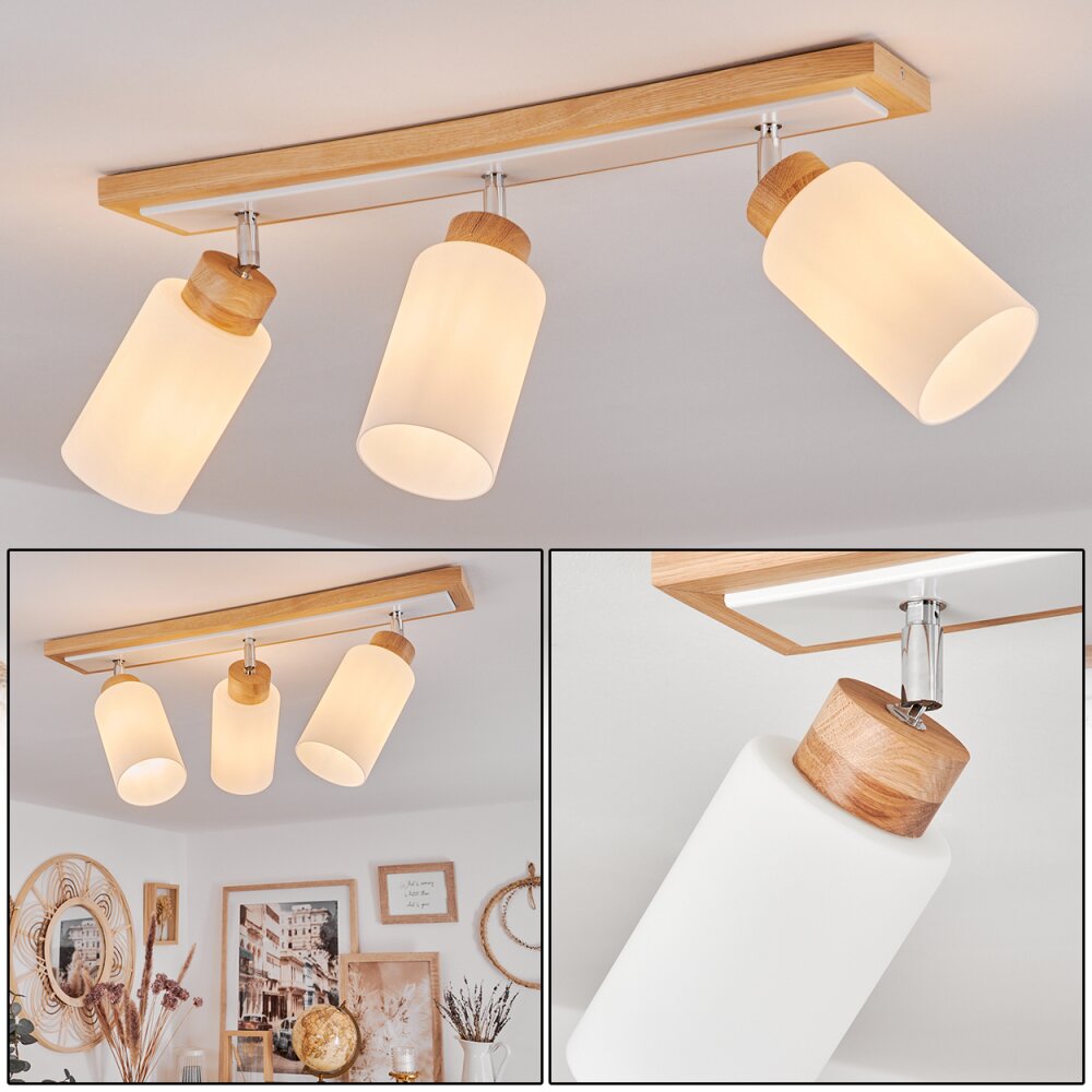 Represita Deckenleuchte Naturfarben, Weiß, 3-flammig main product photo