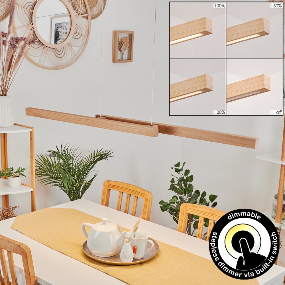 Mixto Pendelleuchte LED Chrom, Naturfarben, 2-flammig main product photo