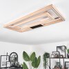 Surisultana Deckenleuchte LED Holz hell, 2-flammig