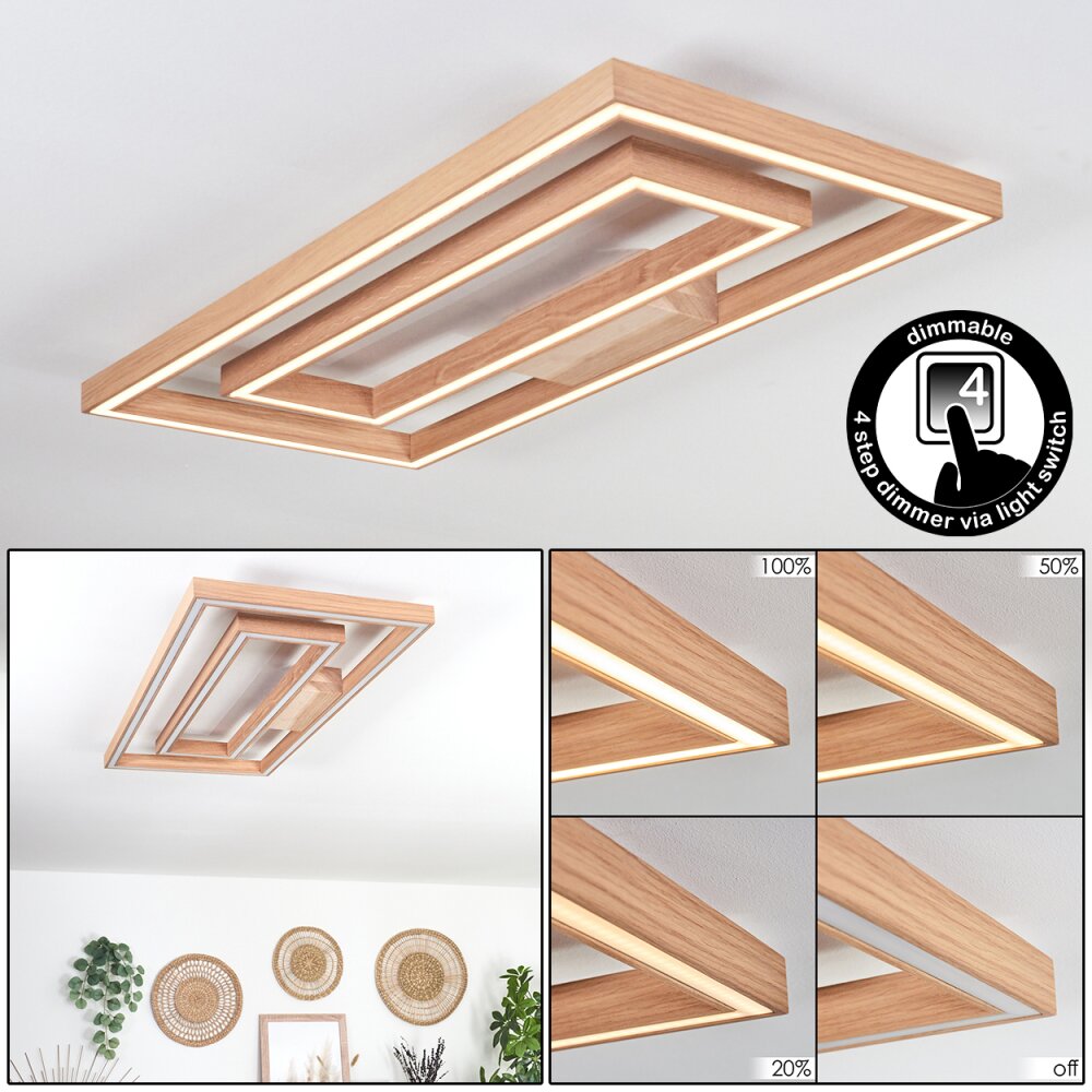 Surisultana Deckenleuchte LED Naturfarben, 2-flammig main product photo