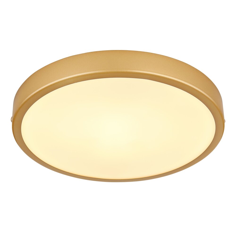 Globo TIBEY Deckenpanel LED Messing, 1-flammig main product photo