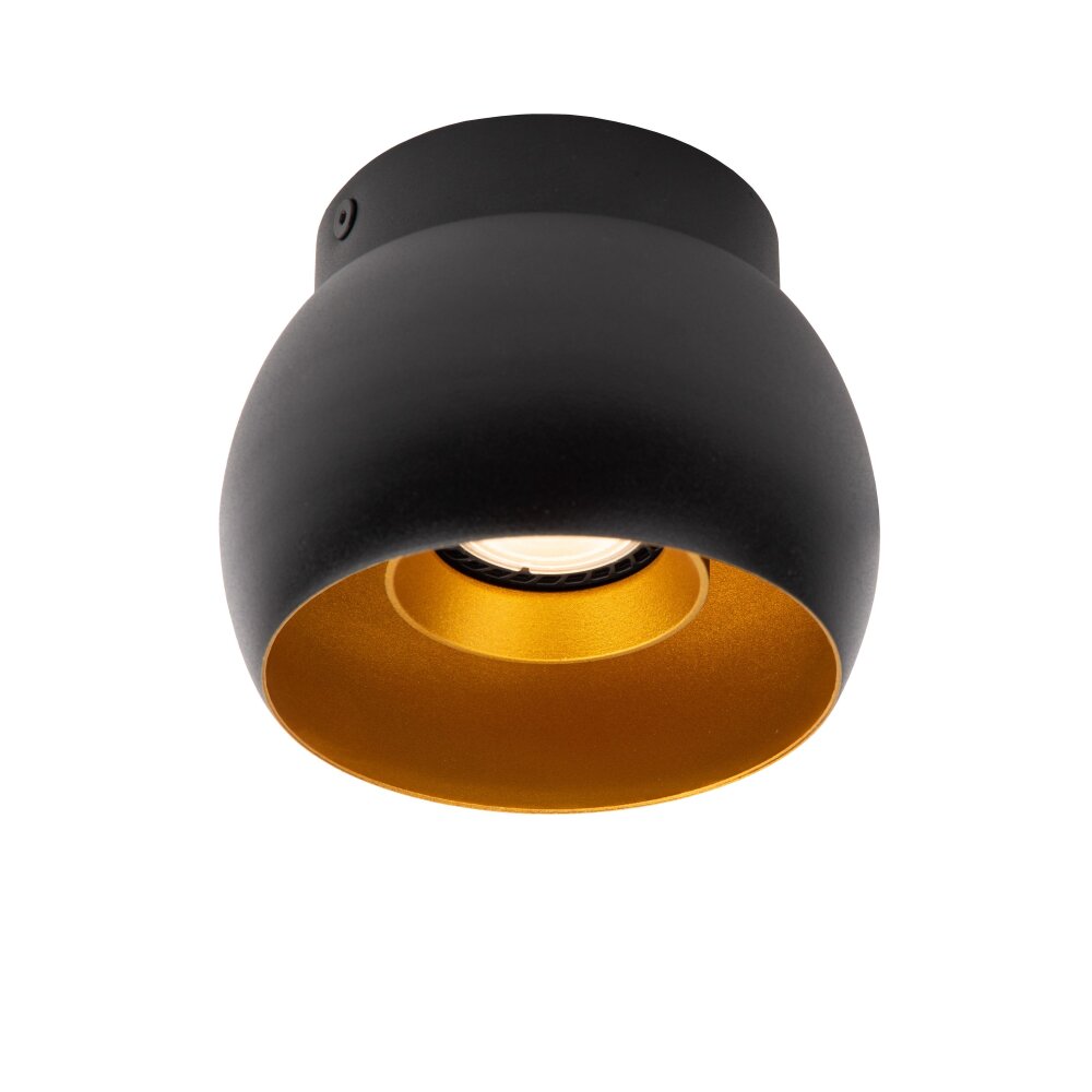Lucide TORBEN Deckenleuchte Schwarz, 1-flammig main product photo