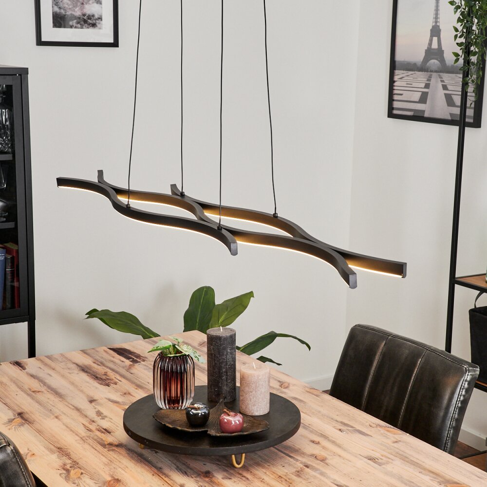 Fuliola Pendelleuchte LED Schwarz, 1-flammig main product photo