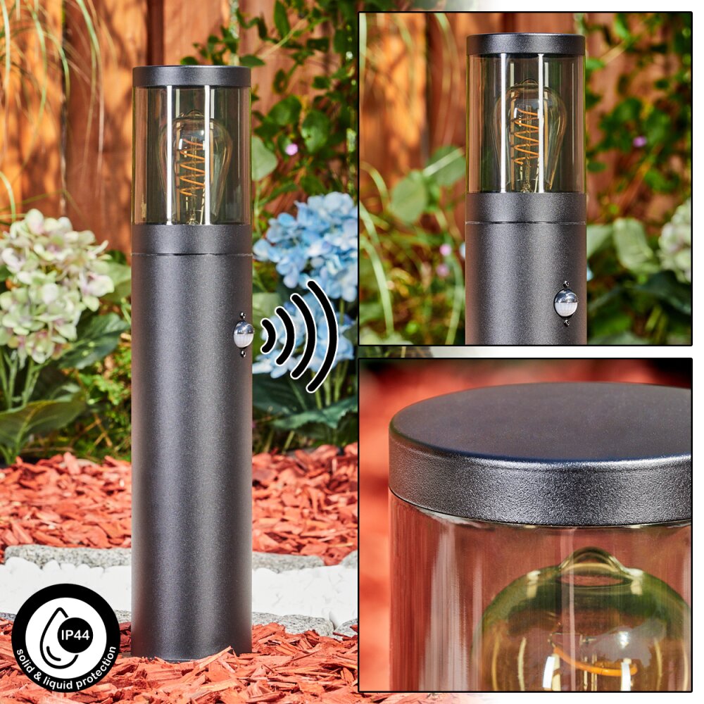 Tolsona Wegeleuchte Schwarz, 1-flammig, Bewegungsmelder main product photo
