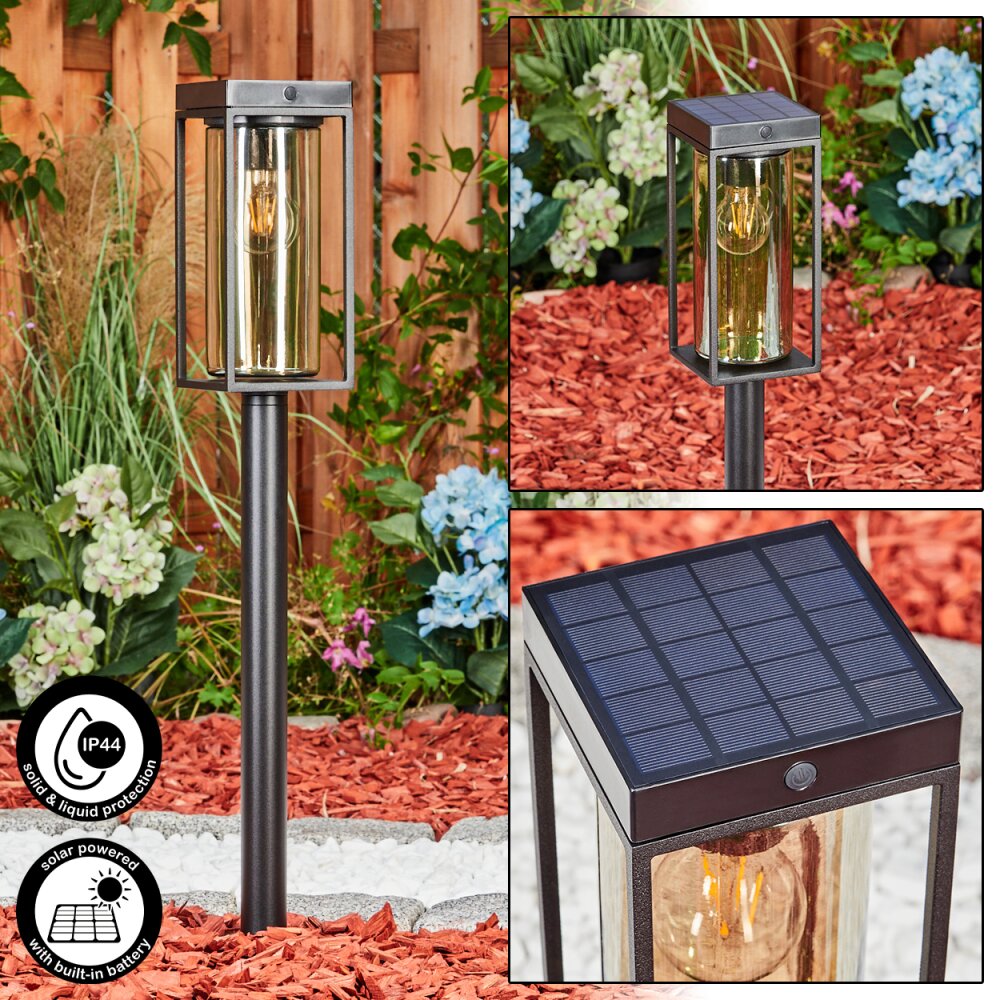 Palanga Solar-Wegeleuchte LED Schwarz, 1-flammig main product photo