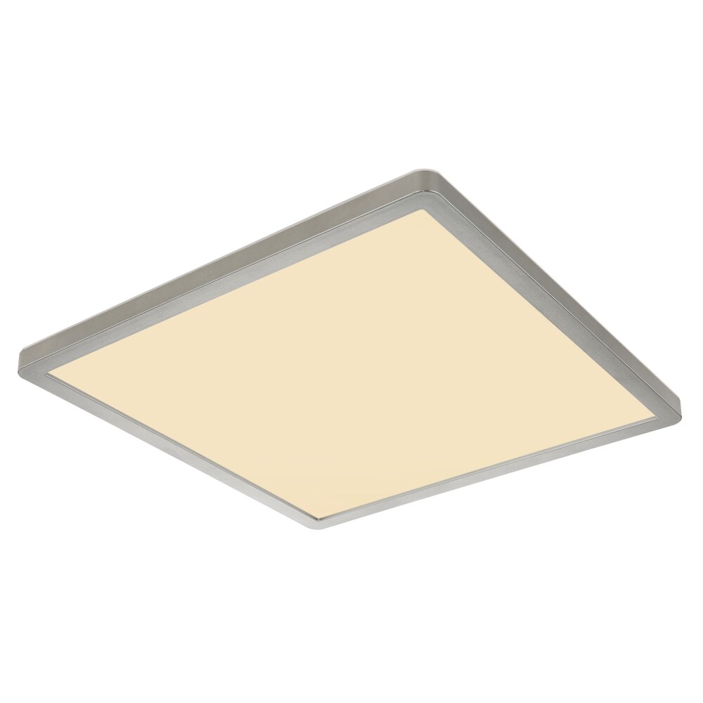 Globo SAPANA Deckenpanel LED Nickel-Matt, Weiß, 1-flammig main product photo