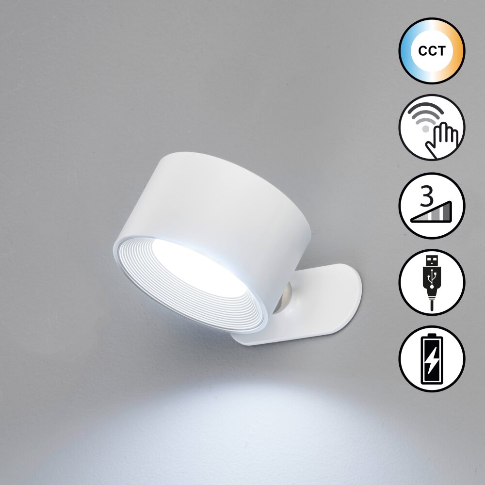 FHL easy Magnetics Wandleuchte LED Weiß, 1-flammig main product photo