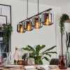 Lauden Pendelleuchte Glas 15 cm Rauchfarben, 4-flammig Lauden Pendelleuchte Glas 15 cm Rauchfarben, 4-flammig