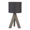 Searchlight Wood Tripod Tischleuchte Holz hell, 1-flammig