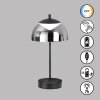 FHL easy Riva Tischleuchte LED Schwarz, 1-flammig