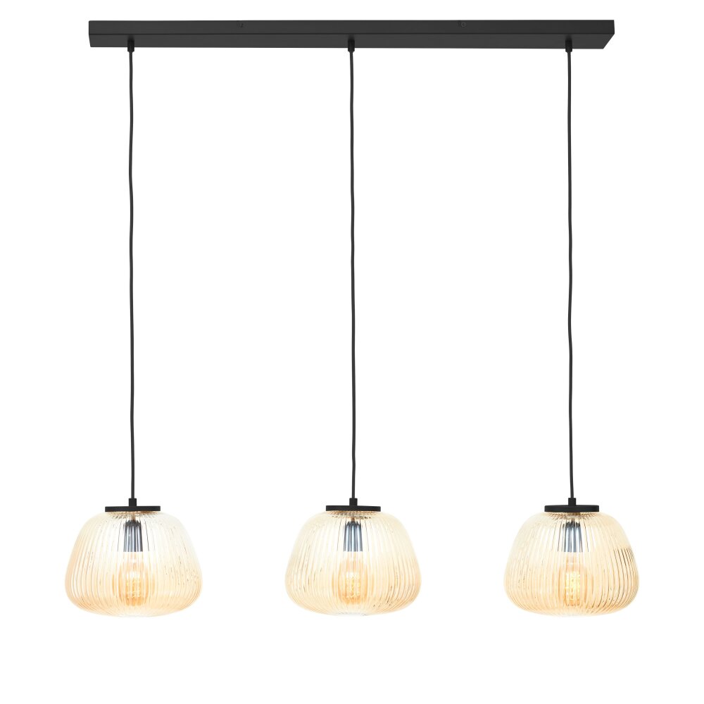 Brilliant Kaizen Pendelleuchte Schwarz, 3-flammig main product photo