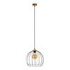 Lecueder Pendelleuchte Holz hell, 1-flammig